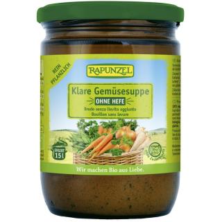 Klare Suppe, ohne Hefe