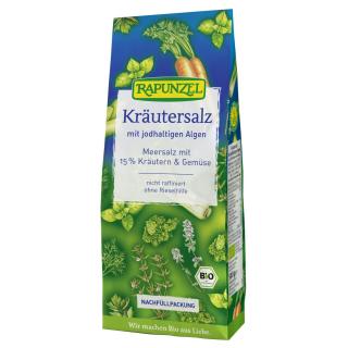 Kräutersalz jodiert mit 15% Kräutern & Gemüse
