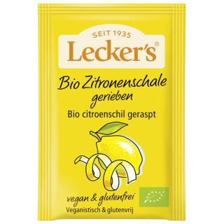 Zitronenschale gerieben