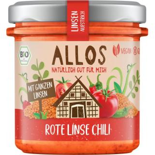 Linsen-Aufstrich Rote Linse Chili