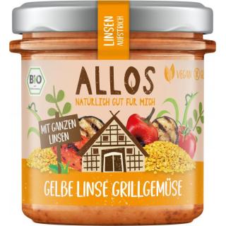 Linsen Aufstrich Gelbe Linse Grillgemüse