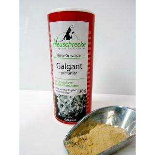 Galgant, Wurzel, gemahlen