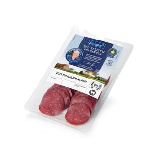 b*Rindersalami, geschnitten