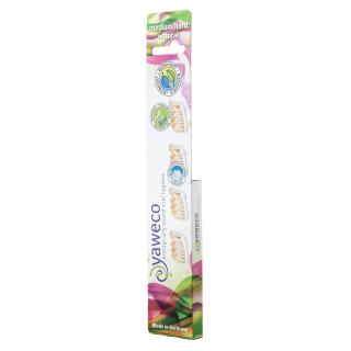 yaweco Nachfüllpackung 4 Ersatzköpfe natural für yaweco Wechselkopfzahnbürste