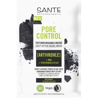 Pore Control Tiefenreinigungsmaske Aktivkohle BHA&