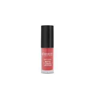 benecos Matte Liquid Lipstick coral kiss