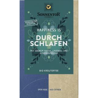 Durchschlafen Tee Happiness is