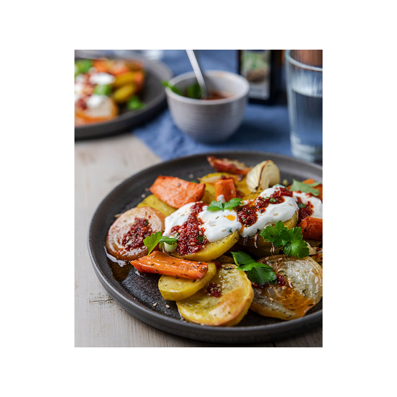 Röstgemüse mit Gewürz-Öl