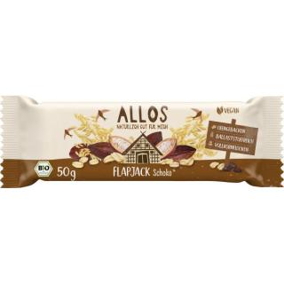Hafer Flapjack Schokolade